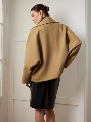 Damen Übergangsjacke Mit Oversize-Schnitt Und Stehkragen | Abend