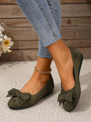 Elisa | Bequeme Slipper mit Schleife