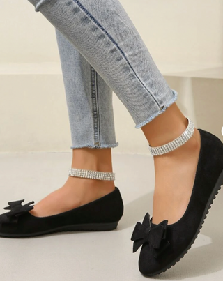 Elisa | Bequeme Slipper mit Schleife