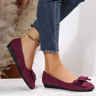 Elisa | Bequeme Slipper mit Schleife