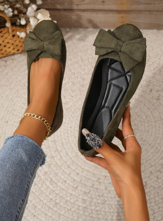 Elisa | Bequeme Slipper mit Schleife