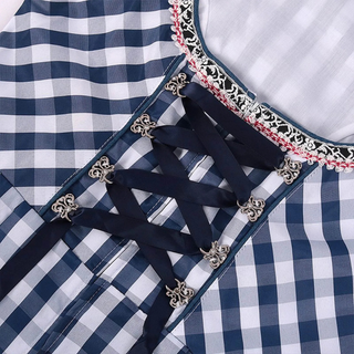 Estelle | Damen Karierte Midi Oktoberfest Kleid | 2025