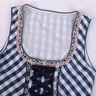 Estelle | Damen Karierte Midi Oktoberfest Kleid | 2025