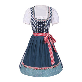 Estelle | Damen Karierte Midi Oktoberfest Kleid | 2025
