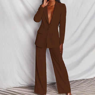 Festlicher Hosenanzug Damen Mit Weitbein-Hose