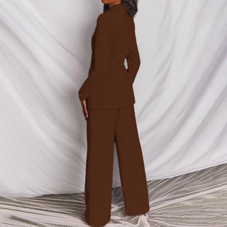 Festlicher Hosenanzug Damen Mit Weitbein-Hose