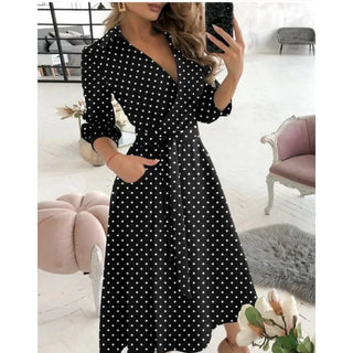 Giulia | Damen Sommer Elegantes Wickel Midi Kleid