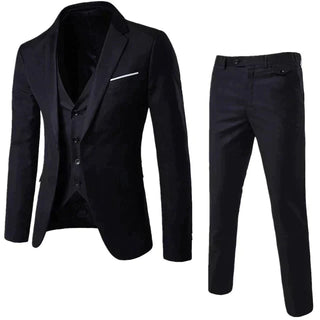 Herren Anzug Dreiteilig Slim Fit Mit Weste