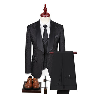 Herren Anzug Mit Muster Sakko & Hose