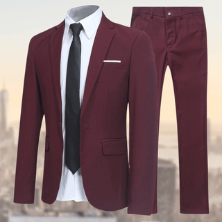 Herren Anzug Slim Fit Mit Sakko & Hose