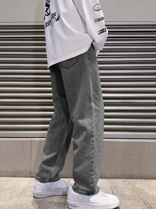 Herren Baggy-Jeans Mit Geradem Schnitt | Locker