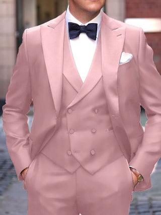 Herren Business Anzug Slim Fit Dreiteiler
