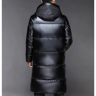 Herren Daunenjacke In Langer Steppform | Winter