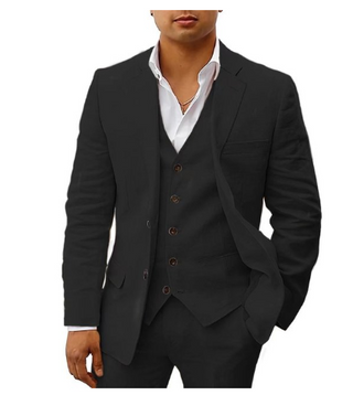 Herren Hochzeits Anzug Slim Fit Mit Weste