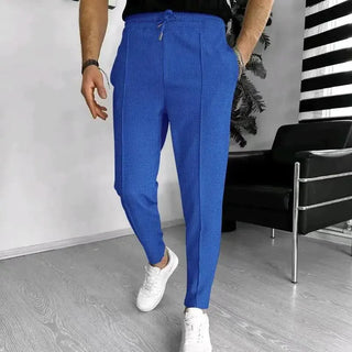 Herren Jogginghose Mit Tunnelzug Und Bundfalten | Schlanker Schnitt