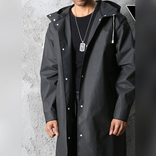 Herren Regenjacke Mit Kapuze | Lang