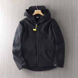 Herren Softshelljacke Mit Kapuze Und Taschen | Übergangs