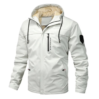Herren Softshelljacke Mit Zipper-Brusttasche | Übergangs