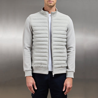 Herren Steppjacke Mit Horizontalsteppung | Übergangs