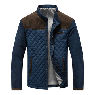 Herren Steppjacke Mit Kontrastdetails | Abend