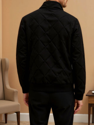 Herren Steppjacke Mit Rautensteppung | Übergangs