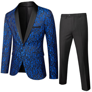 Herren Zweiteiliger Anzug Slim Fit Mit Revers