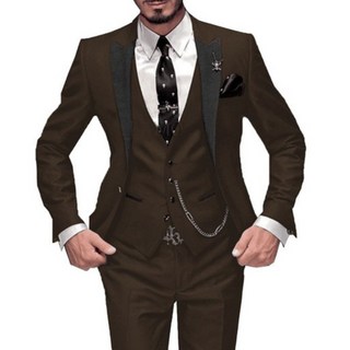 Hochzeits Anzug Herren Slim Fit Mit Weste
