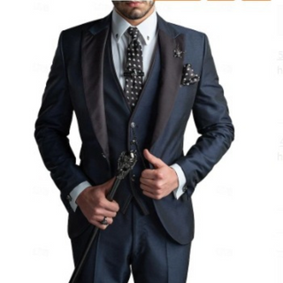 Hochzeits Anzug Herren Slim Fit Mit Weste