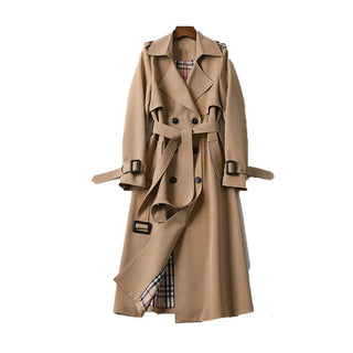 Ionis | Damen Klassischer Winter-Trenchcoat