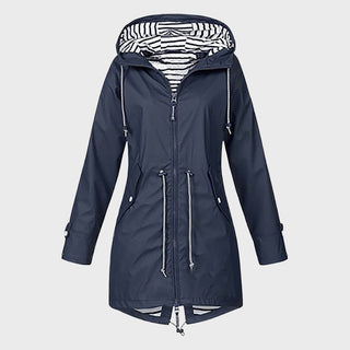 Kinsley | Damen Regenjacke Mit Verstellbarer Kapuze
