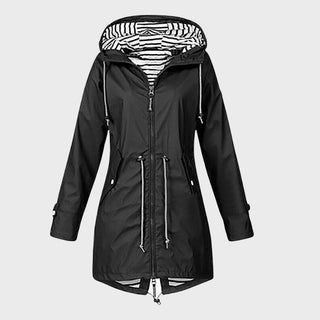 Kinsley | Damen Regenjacke Mit Verstellbarer Kapuze