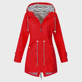 Kinsley | Damen Regenjacke Mit Verstellbarer Kapuze