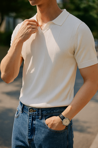 KühlKern Polo | Herren Leichtes Atmungsaktives Kurzarmshirt | Sommer & Elegant