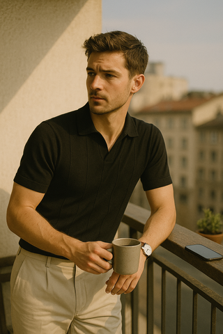 KühlKern Polo | Herren Leichtes Atmungsaktives Kurzarmshirt | Sommer & Elegant