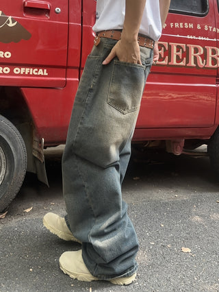 Lässige Herren Baggy-Jeans Mit Weitem Bein | Locker