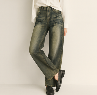 Lässige Herren Baggy-Jeans Mit Weitem Bein | Locker