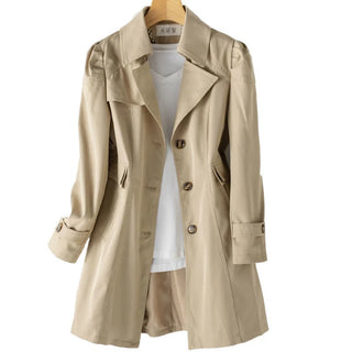 Leichter Damen Trenchcoat Mit Weitem Revers