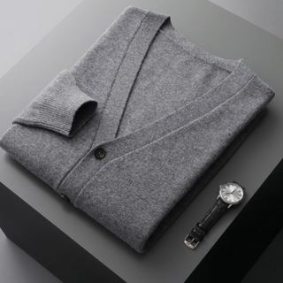 Leonidas | Herren Winter Feine Strickjacke