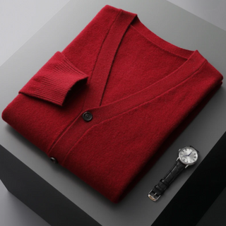 Leonidas | Herren Winter Feine Strickjacke