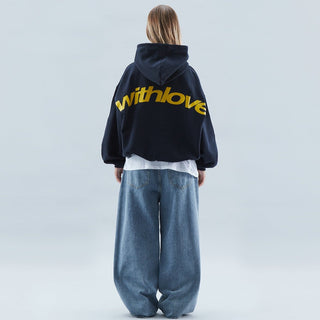 Liana | Herren Oversize Kapuzenpullover mit Rückenprint