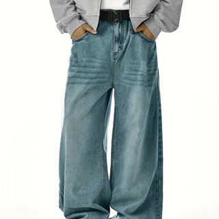 Locker Geschnittene Herren Baggy-Jeans | Weit