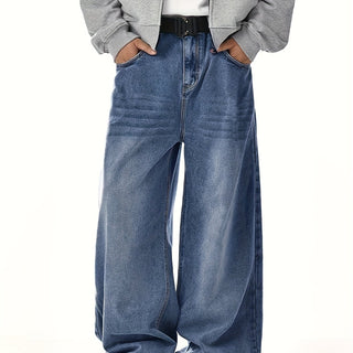 Locker Geschnittene Herren Baggy-Jeans | Weit