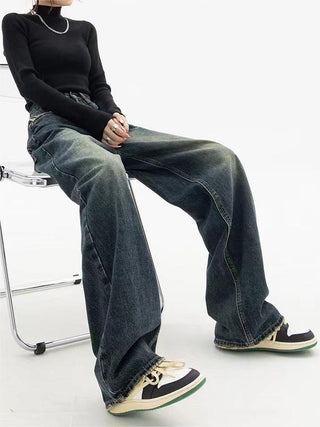 Lockere Damen Baggy-Jeans Mit Oversized-Schnitt | Weit