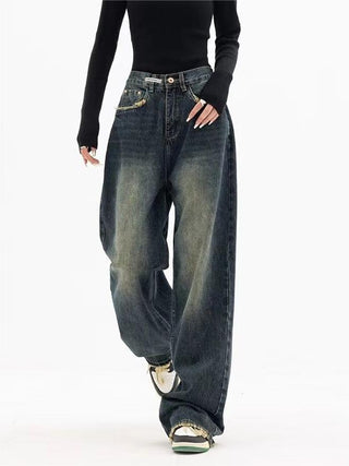 Lockere Damen Baggy-Jeans Mit Oversized-Schnitt | Weit