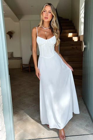 Luciana | Damen Sommer Hochzeitsgast Kleid | Maxi