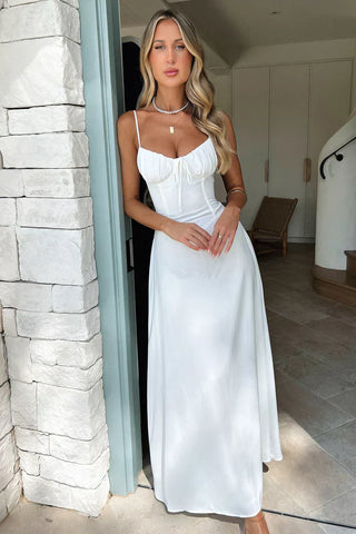Luciana | Damen Sommer Hochzeitsgast Kleid | Maxi