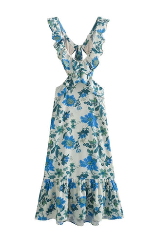 Madison | Damen Sommer Luftiges Strandkleid | Maxi