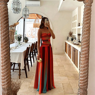 Nayla | Damen sexy Abendkleid | Maxi