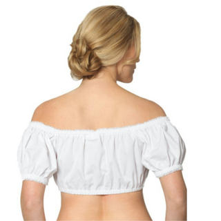 Oktoberfest Damen Dirndl Bluse Kurzarm Schulterfrei | 2025