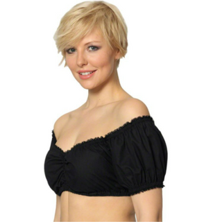 Oktoberfest Damen Dirndl Bluse Kurzarm Schulterfrei | 2025